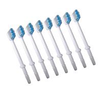 POPETPOP Testine di Ricambio Set 8 Bianco per Irrigatore Orale in Abs per Pulizia Profonda Compatibili la Maggior Parte degli Irrigatori e Zona D’ombra i Denti