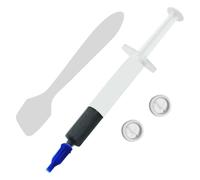 POPETPOP Thermal Grease Pasta Termica CPU e Gpu, Grasso Siliconico Non Indurente 8w, per SSD e Chip Ic, Effetto Raffreddamento, Kit Pasta Termoconduttiva per Computer