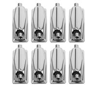 POPETPOP Tiranti per Rullante Doppia Estremità Galvanizzati 8 Pezzi in Metallo Cromato, Accessori Hardware per Batteria Compatibili Vari Kit, Supporti per Percussioni Montaggio Rapido