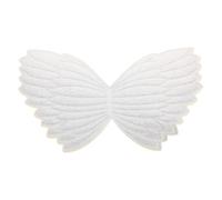 POPETPOP Toppe da Cucire Decorazioni a Forma di Farfalla Bianche per Abbigliamento e Cappelli, Pratiche e Facili da Usare per Decorare e Riparare Vestiti