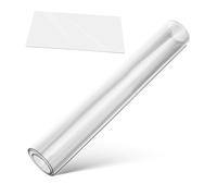 POPETPOP Tovaglia Trasparente in Pvc 1,5 Mm 40x80 Cm, Protezione Per Piano Tavolo Da Pranzo e Scrivania, Copertura Resistente a Graffi e Versamenti, Tappetino Sottomano Flessibile e Tagliabile