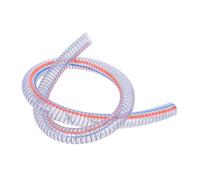 POPETPOP Tubo Flessibile PVC con Spirale Trasparente Resistente per Scarico e Trasferimento Carburante Tubo Acqua Giardino e Olio Alta Durata e Facile Installazione