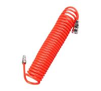 POPETPOP Tubo Spirale per Compressore Aria in EVA Rosso con Attacco Tubo Sostitutivo Telescopico per Utensili Pneumatici Resistente per Applicazioni Multiple
