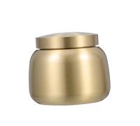 POPETPOP urna Mini urne Decorative per Ceneri ricordi di cremazione per Le Ceneri Mini commemorativo Mini delle Ceneri degli Animali Domestici urne per Gatti Ottone d'oro