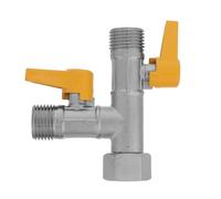 POPETPOP Valvola Deviatore Doccia in Ottone G1/2 a 3 Vie a Forma di T Installazione Facile e Risparmio Idrico per Bagno e Famiglie Impegnate