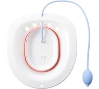 POPETPOP Vasca da Bagno Sitz Pieghevole in Pp e Materiale Elastico Design Inclinato Liscio, Facile da Appendere, per Donna Incinta e Post Parto, Accessorio Pratico e Portatile