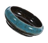 POPETPOP Vaso in Ceramica Per Piante Idroponiche Contenitore Creativo Per Piante Grasse E Narcisi Ciotola Decorativa Per Giardino Balcone E Ufficio Dimensioni Compatte