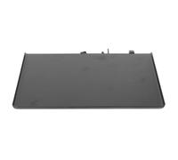 POPETPOP Vassoio per Scheda Audio Facile da Installare Nero, Staffa Mensola in Plastica Supporto Mobile per Trasmissioni Live e Microfoni per Sound Card e Tastiere