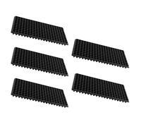 POPETPOP Vassoio per Semina in Plastica 5 Pezzi 200 Celle in PVC Resistente per Germinazione Alta e Protezione Radici per Giardinaggio Fai da Te e Fattoria