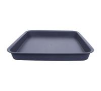 POPETPOP Vassoio Raccogligocce per Deumidificatore 15x15, Plastica Nera | Bordo Rialzato e Base Antiscivolo, Protegge Pavimenti e Superfici in Casa, per Ambienti Aria Umida