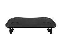 POPETPOP Vassoio Rimovibile per Sedia a Rotelle con Portabicchieri Tavolo da Pranzo in Plastica ABS Antiscivolo per Anziani Accessorio Multiattività per Mangiare e Scrivere