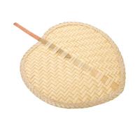 POPETPOP Ventaglio Estivo in bambù Intrecciato Ventaglio Manuale Leggero e Resistente Raffreddamento Naturale per Feste e Spiagge Cinese Tradizionale