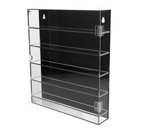 POPETPOP Vetrinetta Acrilico Trasparente Multi-Strato per Modellismo Auto Giocattolo Organizer Piccole Macchinine con Protezione Anti-Polvere Scatola Espositiva Compatibile Parete