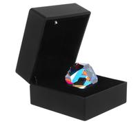 POPETPOP Vetro Prisma Poliedrico Ottico Multifaccettato per Fisica | Strumento per Esperimenti Sul Campo e Vetrina, Rifrazione e Dispersione dei Colori, Facile da Usare