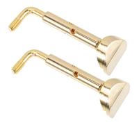 POPETPOP Viti per Poggia Mento in Ottone Oro per Violino 2 Pezzi, Resistenti e Funzionali per Evitare Movimenti e Cadute del Poggia Mento
