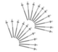 POPETPOP Viti Serraggio Batteria M5 X 60 MM in Acciaio Inossidabile Set 20 Pezzi per Accessori Batteria Jazz e Strumenti a Percussione