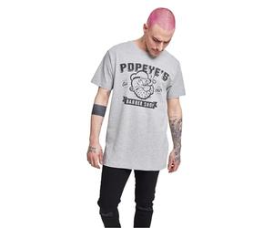 Popeye Barber Shop Tee Heather Grey XL