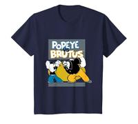 Popeye Il Marinaio Uomo vs bruto Bluto retrò Fumetti Bambini Maglietta
