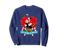 Popeye Olio d'oliva sotto Il vischio Cuore di Natale Love Felpa