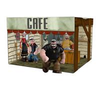 Close Up Set di action figure Popeye Braccio di Ferro Deluxe 5 punti 9 cm MEZCO