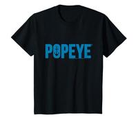 Popeye The Sailor Man Blue Anchor Logo Retro Comic Kids Maglietta
