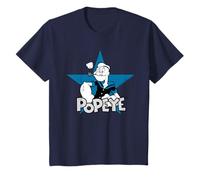 Popeye The Sailor Man Pop Art Star Retro Comic Kids Maglietta