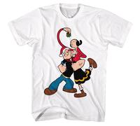 Popeye - Vischio - American Classici - Bianco Adulto T-Shirt
