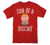 popfunk South Park The Butters & Biscuit T Shirt, Red, Rosso, S Unisex-Adulto