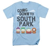 popfunk South Park The Humble Folks T Shirt, Light Blue, Azzurro, S Unisex-Adulto