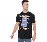 popfunk South Park Towlie Wanna Get High T Shirt, Black, Nero, XL Unisex-Adulto