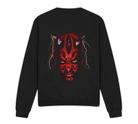 Popfunk Star Wars Darth Maul Head Felpa Unisex, Nero