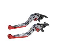POPGDVDCTM motociclo della frizione freno Leve Leve freno frizione per motocicletta compatibili con WR 125 X 125X 2012 2013 2014 2015 2016 Accessori Set leva a mano regolabile(Titanium red)