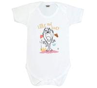 Popgear Looney Tunes Taz Little But Loud Baby Girls Romper White, Tuta elegante Bimba 0-24, White, 12-18 Months