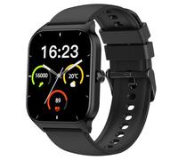 Popglory Smartwatch Uomo Donna, 100+ Sports & 24/7 Salute Orologio, Chiamate Bluetooth, Pressione Sanguigna, Frequenza Cardiaca, Stress, con/senza app, Sveglia, Calcolatrice, Contapassi Android iOS