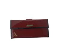 Popinjay da Donna Rosso Ricamato Portafoglio #BX1 Taglia Unica Nwt