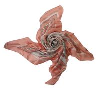 Popinjay Donna Rosa Seta Fatto a Mano Sciarpa #BX1 44'X41'Taglia Unica Nwt