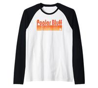 Poplar Bluff, stile retrò anni '80 del Missouri Maglia con Maniche Raglan