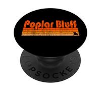 Poplar Bluff, stile retrò anni '80 del Missouri PopSockets PopGrip Adesivo