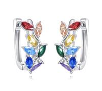 POPLYKE Eye Evil/Paw Print/Moonstone/Celti/Owl, orecchini da donna in argento Sterling