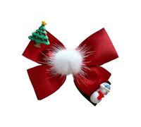 Popolare Bowknot Clip di Capelli Tessuto Antiscivolo Forte Clip di Natale Disegni A Tema Per Le Donne E Il Bambino Di Tutti I Giorni