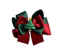 Popolare Bowknot Clip di Capelli Tessuto Antiscivolo Forte Clip di Natale Disegni A Tema Per Le Donne E Il Bambino Di Tutti I Giorni