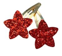 Popolare clip per capelli a forma di stella luccicante Girl Nonslip Barrettes luccicante Clip Side Hair Accessories 2pcs