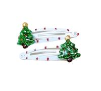 Popolare clip per capelli di Natale, 1 paio di capelli, ornamento di tutti i giorni, non-silip, forte clip di Natale, design a tema per donne e bambini