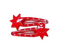 Popolare fermaglio per capelli di Natale 1 paio di ornamenti per capelli antiscivolo forte clip disegni a tema natalizio per donne e bambini