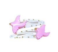 Popolare fermaglio per capelli natalizio, 1 paio, ornamento per capelli per tutti i giorni, antiscivolo, forte clip, disegni a tema natalizio per donne e bambini