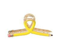 Popolare Matita Artiglio Clip Forte Artiglio In Metallo Supporto per Coda Di Cavallo Per Insegnanti Studenti Casual Accessori Ritorno A Scuola Accessori Per Capelli