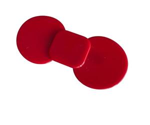 Popolare Rosso Bowknot Lettera Clip di Capelli Della Resina Barrette Per Le Ragazze Adolescenti Usura Quotidiana Accessori Per Lo Styling