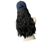 Popolari Cappellini Da Baseball Con Parrucche Ricci Pezzo Di Capelli Per Le Donne Girl Cosplay Partito Parrucche Sintetiche Per Acconciature Veloce Cappelli Traspirante