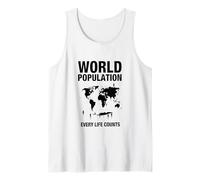 Popolazione Mondiale Ogni Vita Conta Canotta
