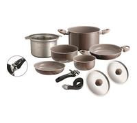 Brunner Outdoor Set di pentole Popote Chocolate 9+1 Ø 22 cm